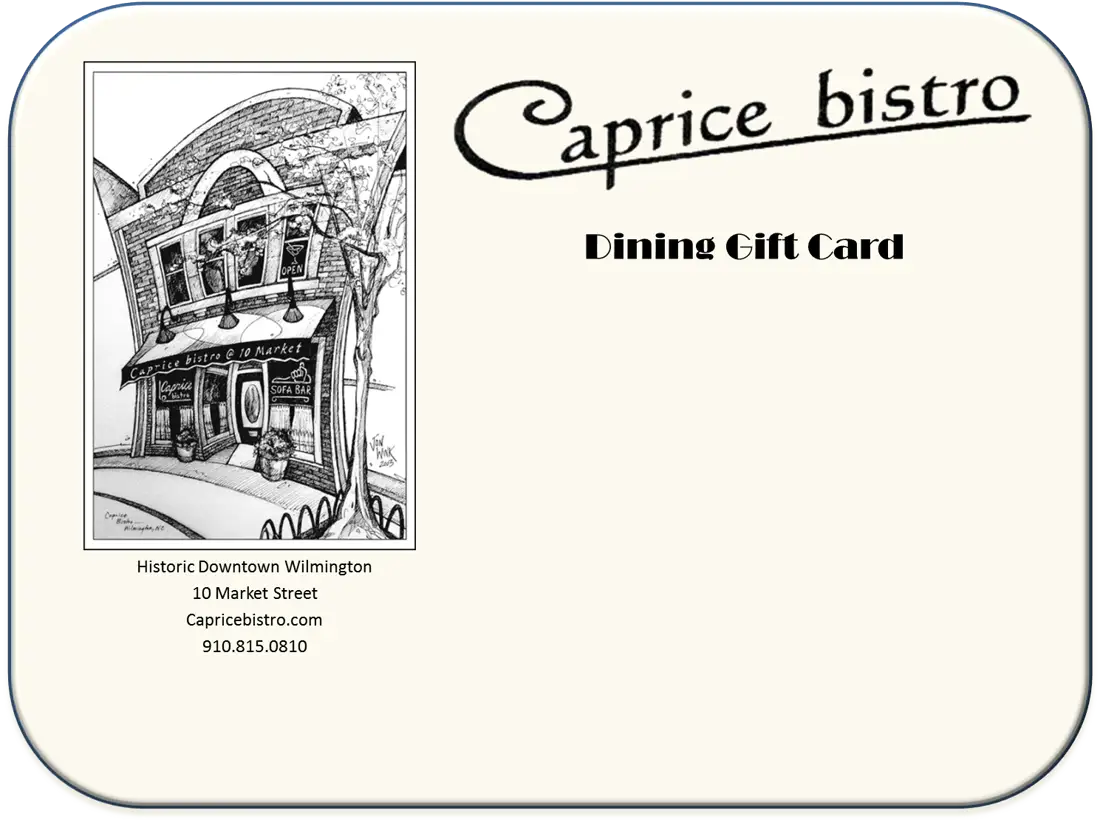 Caprice Gift Card