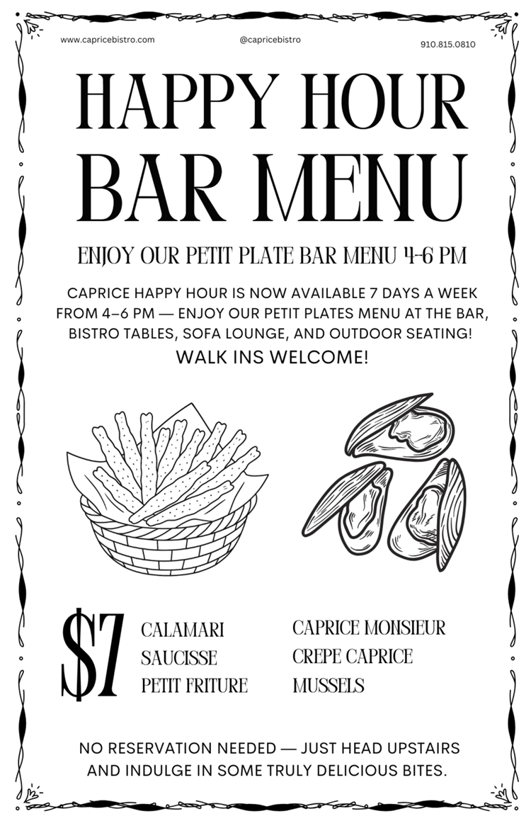 happy hour petit plates