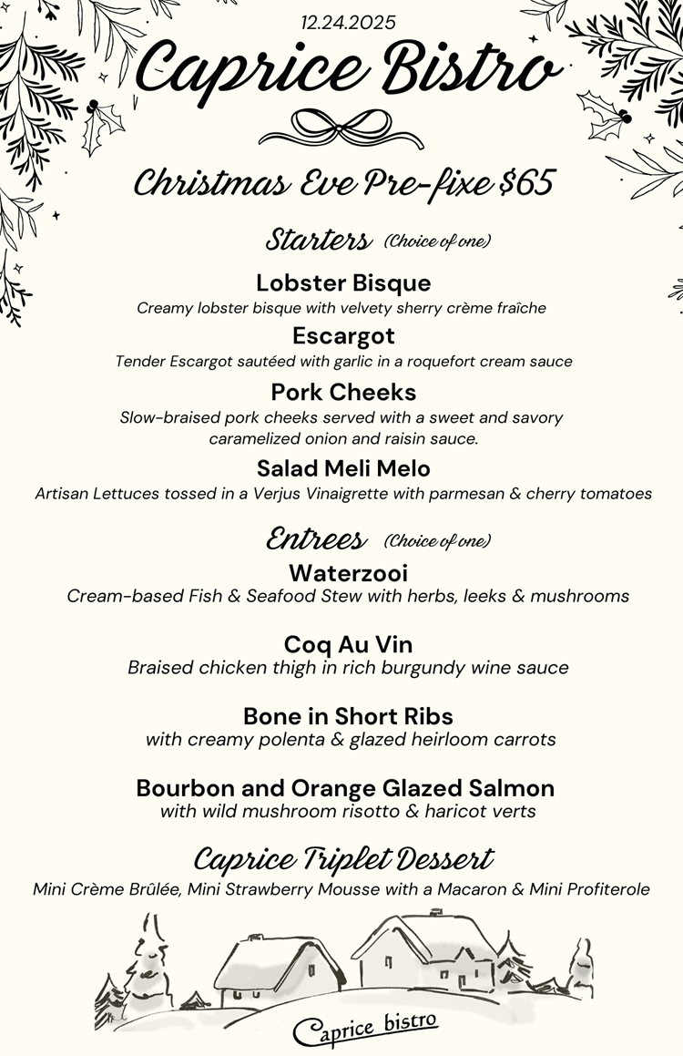 christmas eve menu